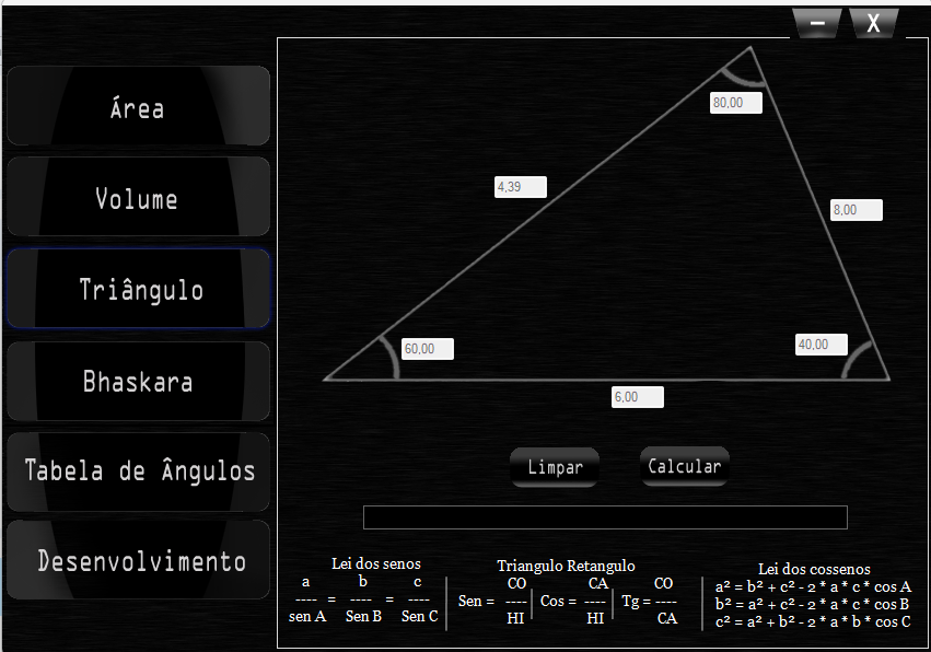 Triangle solver
